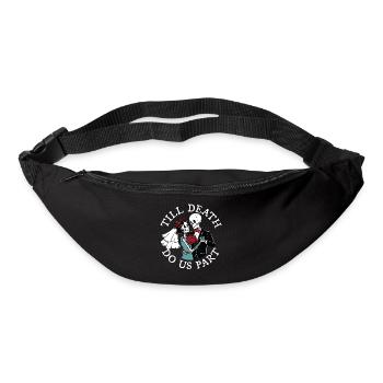 Jusqu’à ce que la mort nous sépare - Sac banane - noir - Devant