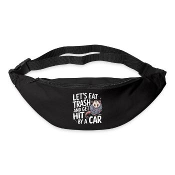 Opossum Possum Animal - Bum bag - black - Front