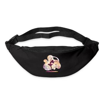 La danse est ma thérapie – Dancing Ballet Hip-Hop - Sac banane - noir - Devant