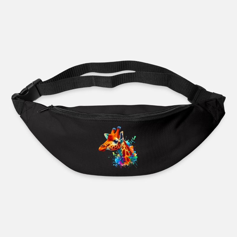 Girafe - Sac banane - noir