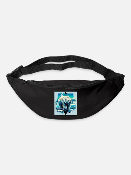 Eisbär - Gürteltasche - Schwarz