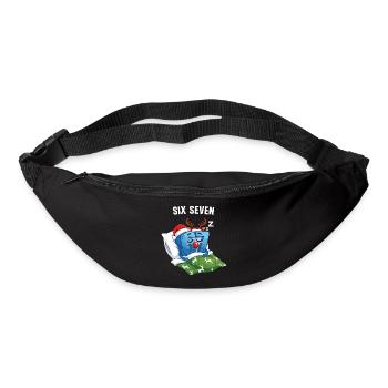 67 Six Seven Memes Christmas Pajamas - Bum bag - black - Front