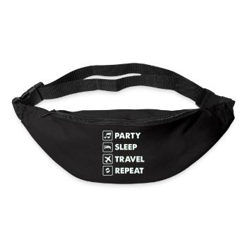 Voyage de sommeil en fête : Répétition - Sac banane - noir - Devant