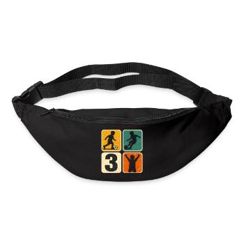 3 Football Birthday Boy 3 Years Ball - Bum bag - black - Front