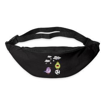 Football - Sac banane - noir - Devant