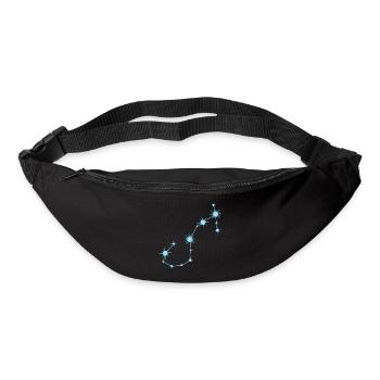 Scorpio Star Constellation Zodiac Sign Pastel Blue - Bum bag - black - Front