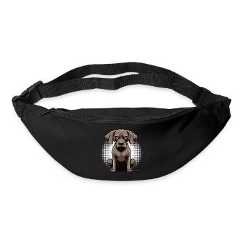 Weimaraner Weimaraner Owner Weimaraner Enthusiast - Bum bag - black - Front