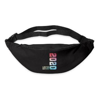 6. Geburtstag Limited Edition 2020 – Jahrgang 2020 - Gürteltasche - Schwarz - Vorne