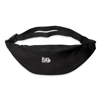 Irish Wolfhound The Walking Dad Papa Father - Bum bag - black - Front