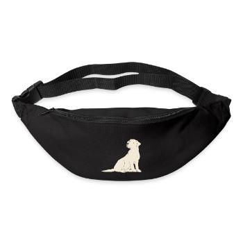 Crème du Labrador - Sac banane - noir - Devant