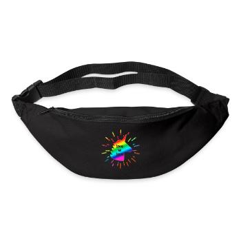 love is love unicorn - Gürteltasche - Schwarz - Vorne