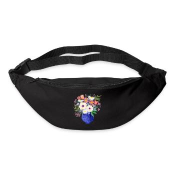 Bouquet. Modern. Customisable gift. - Bum bag - black - Front