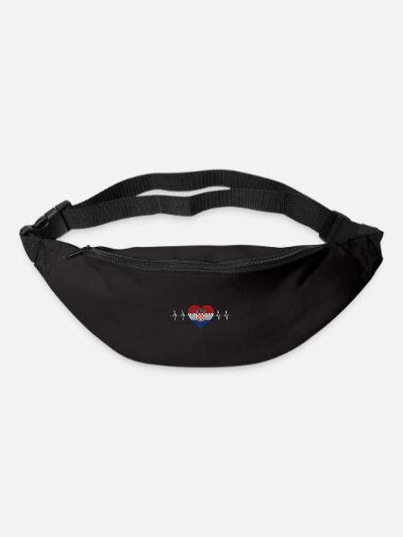 Croatia - Gürteltasche - Schwarz