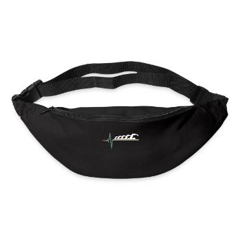 Schwimmen- Shirt Schwimmreifen Pool Wasser Geschen - Gürteltasche - Schwarz - Vorne