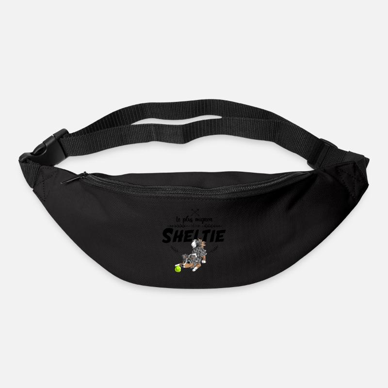 Le plus mignon Shetland - Sac banane - noir
