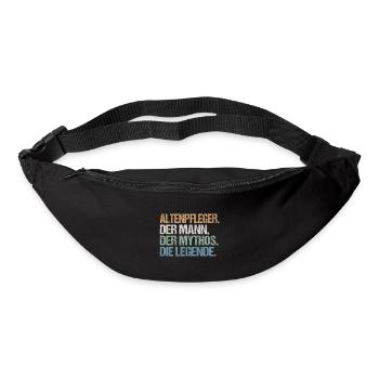 Altenpfleger Mann Legende Spruch Lustig Geschenk - Gürteltasche - Schwarz - Vorne