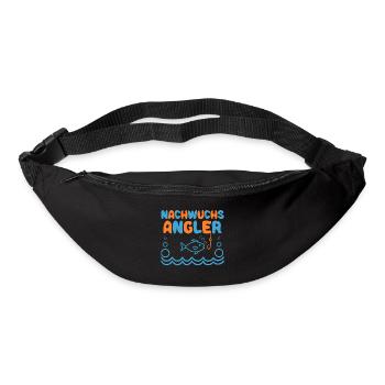 Angler Nachwuchs Angeln Baby Junge Kinder - Gürteltasche - Schwarz - Vorne