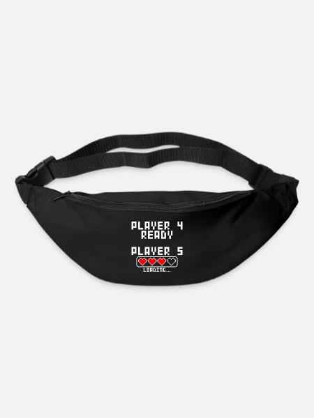 Schwangerschaft verkünden Baby 5 Kind fünf fünftes - Gürteltasche - Schwarz