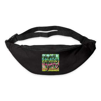 Frohes neues Jahr! - Gürteltasche - Schwarz - Vorne
