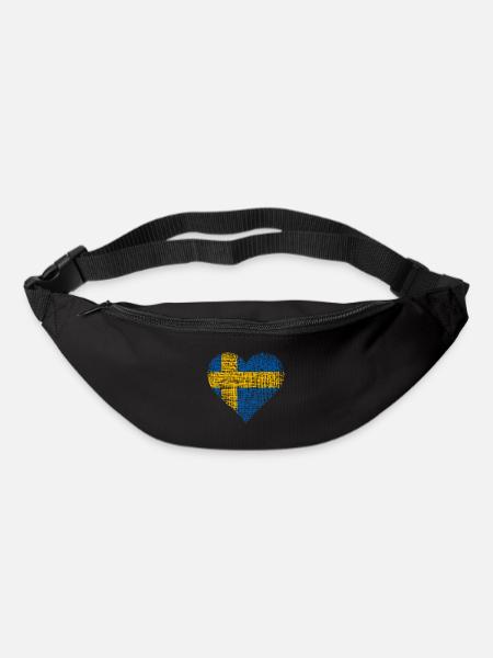 Schweden - Gürteltasche - Schwarz