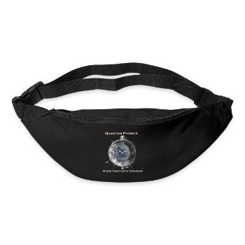 Clock uncertainty relation, quantum physics - Bum bag - black - Front
