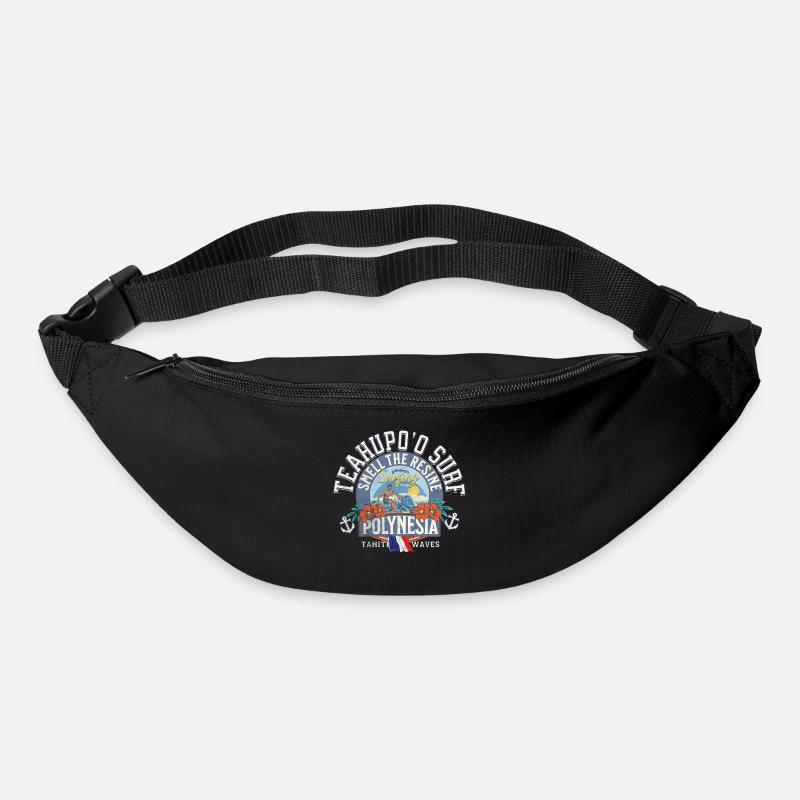 Teahupoo Surf Polynesia - Sac banane - noir