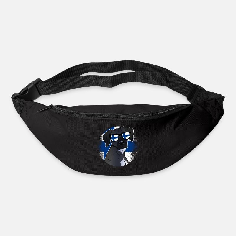 Finnland - Gürteltasche - Schwarz