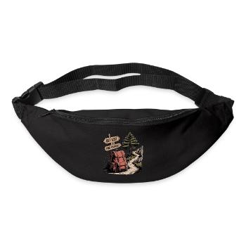 Get Lost to Find Yourself - Outdoor-Motiv - Gürteltasche - Schwarz - Vorne