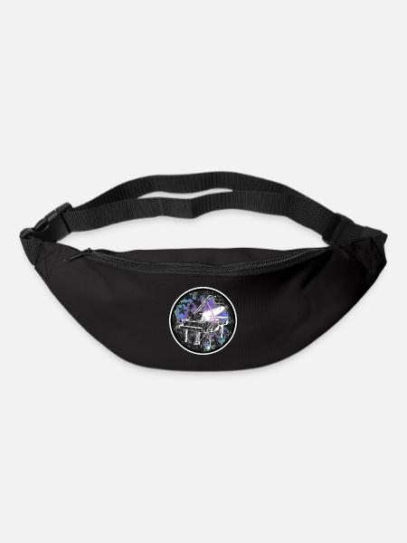 Conception de piano - Sac banane - noir