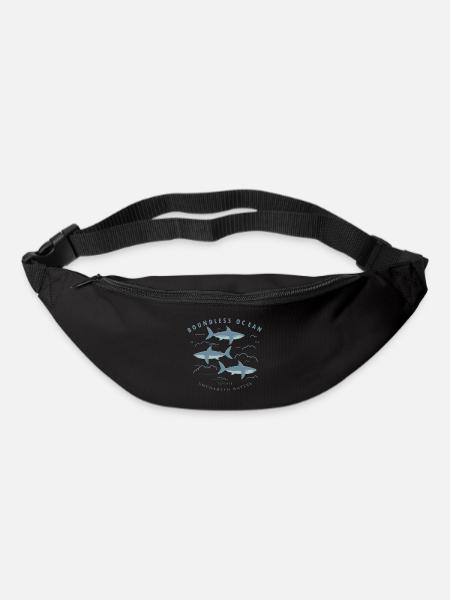 Boundless ocean, explore uncharted waters - Bum bag - black