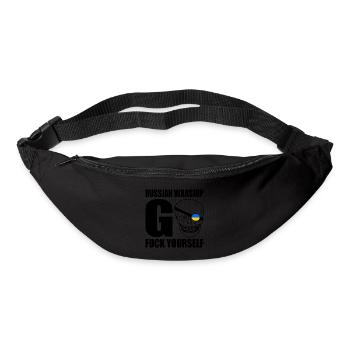 russian warship go f yourself - Bum bag - black - Front