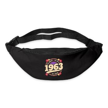 Frau 1963 Die Legende 60 Jahre Jubiläum - Gürteltasche - Schwarz - Vorne