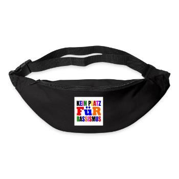 kein platz für rassismus - Gürteltasche - Schwarz - Vorne