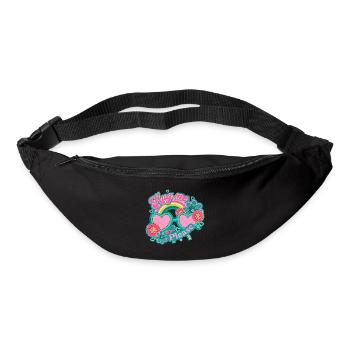 Hug me please - Bum bag - black - Front