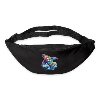 Tie Dye Wal Kreuzfahrt Urlaub 2024 Hawaii - Gürteltasche - Schwarz - Vorne