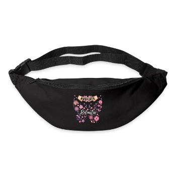 Papillon Fleurs Femme Avocate Retraite - Sac banane - noir - Devant
