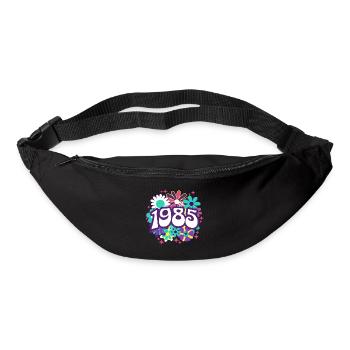 Retro Groovy Jahr 1985 Frauen 40 Jahre alter Geburtstag - Gürteltasche - Schwarz - Vorne