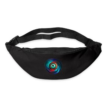 Auge in der höllischen Spirale - Gürteltasche - Schwarz - Vorne