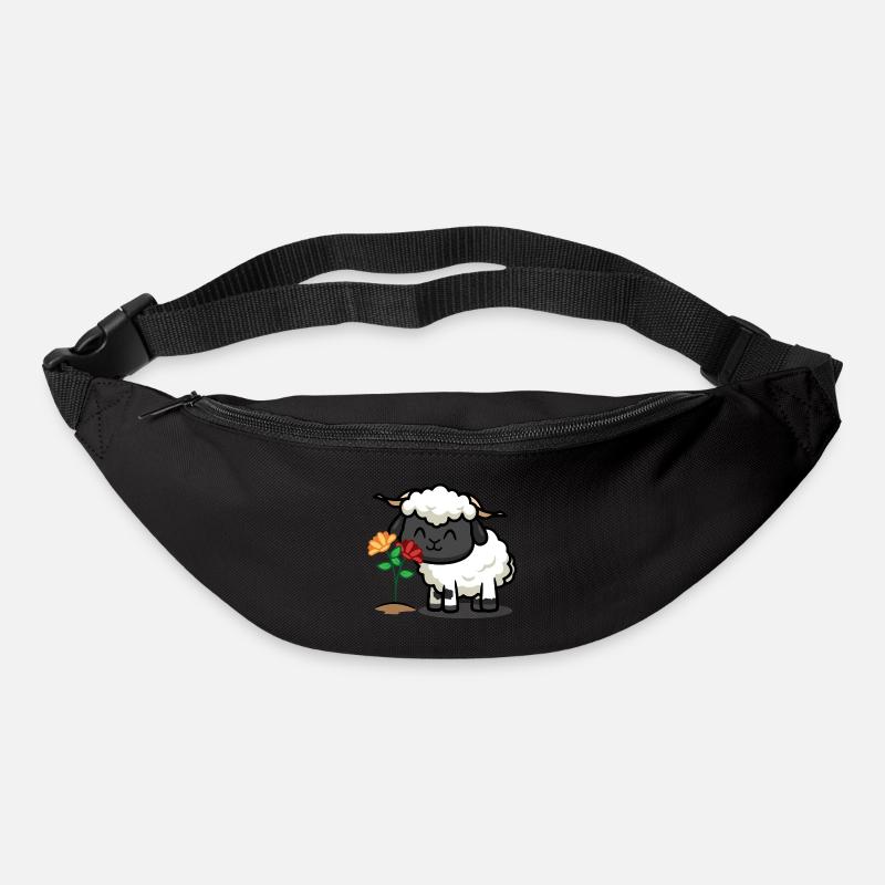 Halten Sie inne und riechen Sie an den Blumen <3 - Gürteltasche - Schwarz
