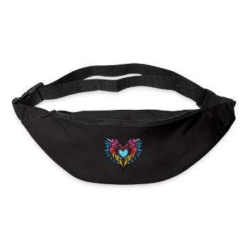 Heart Wings - Bum bag - black - Front