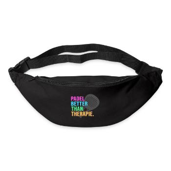 Padel Padel Tennis Padel Fashion PADEL TENNIS THERAPY - Bum bag - black - Front