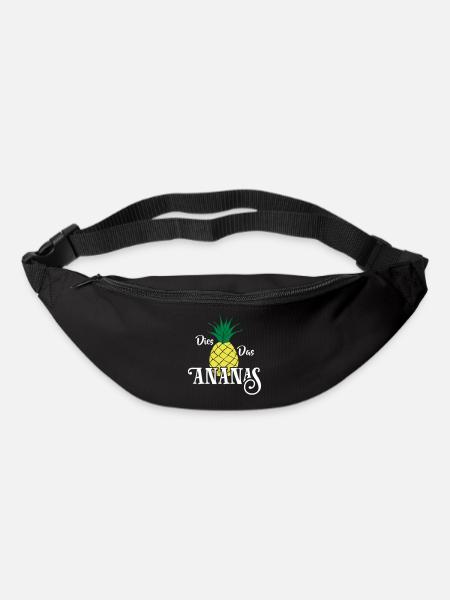 Dies das Ananas 3c - Gürteltasche - Schwarz
