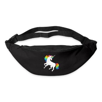 Einhorn - Gürteltasche - Schwarz - Vorne