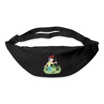 The treasure hunter metal detector is already glowing - Bum bag - black - Front