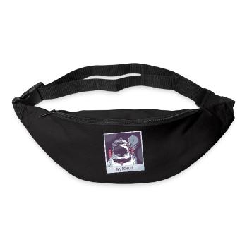 Aliens und Astronaut - Gürteltasche - Schwarz - Vorne
