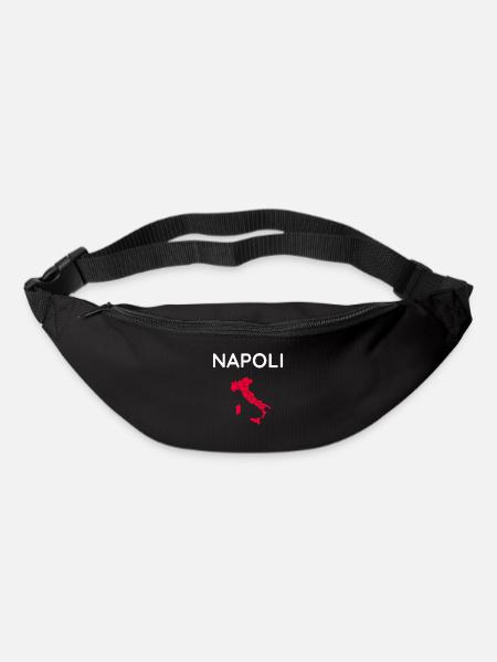 Napoli Neapel Naples Souvenir - Gürteltasche - Schwarz
