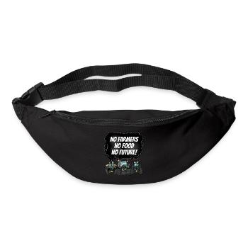 vert alimentaire F - Sac banane - noir - Devant