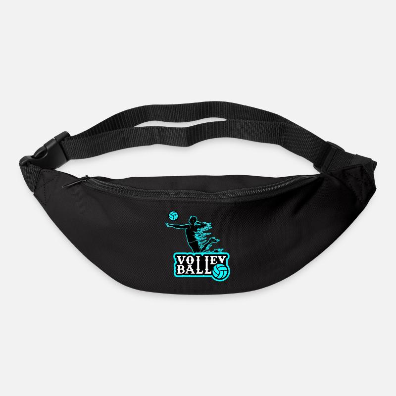 Volleyball - Sac banane - noir