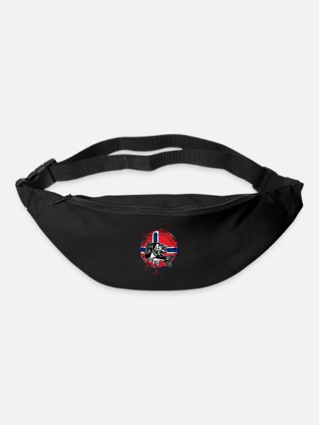 Norwegen Angeln - Gürteltasche - Schwarz