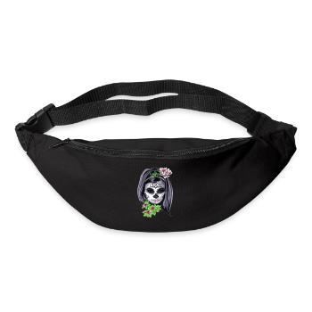 Maskierung zum Fasching - Gürteltasche - Schwarz - Vorne